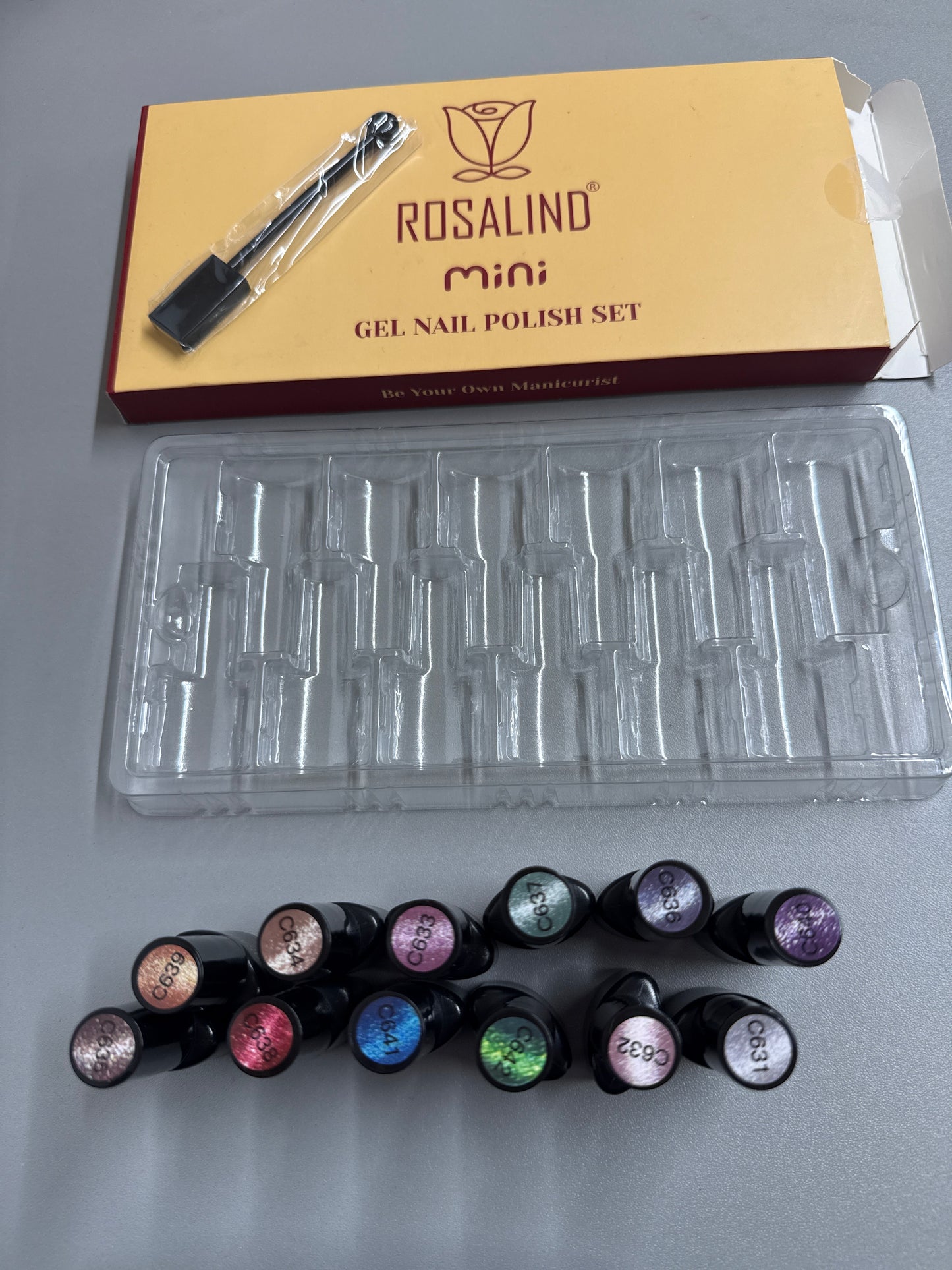 Rosalind 12pcs mini gel nail polish set