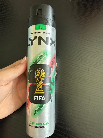 Lynx Antiperspirant Deodorant Spray XXL Africa 250ml