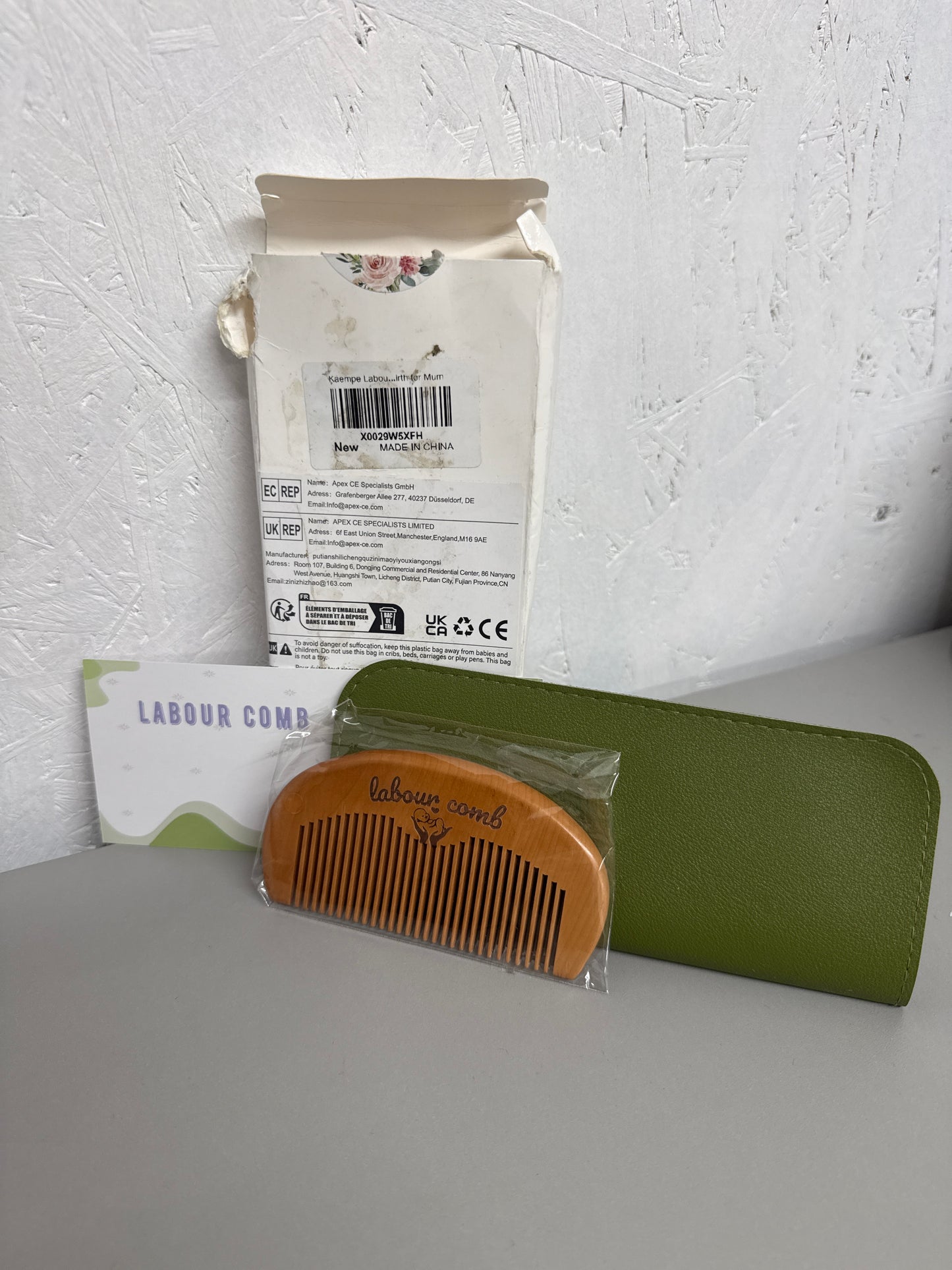 Labour comb - With pouch