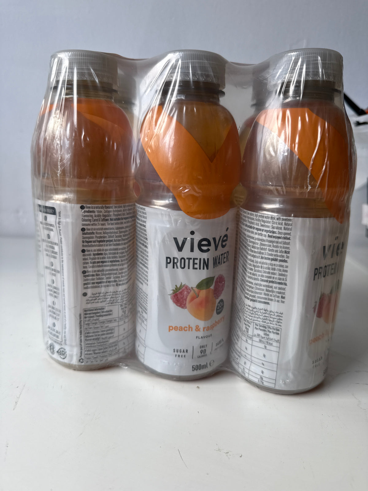 Vieve - Protein Water Peach & Raspberry 6pk