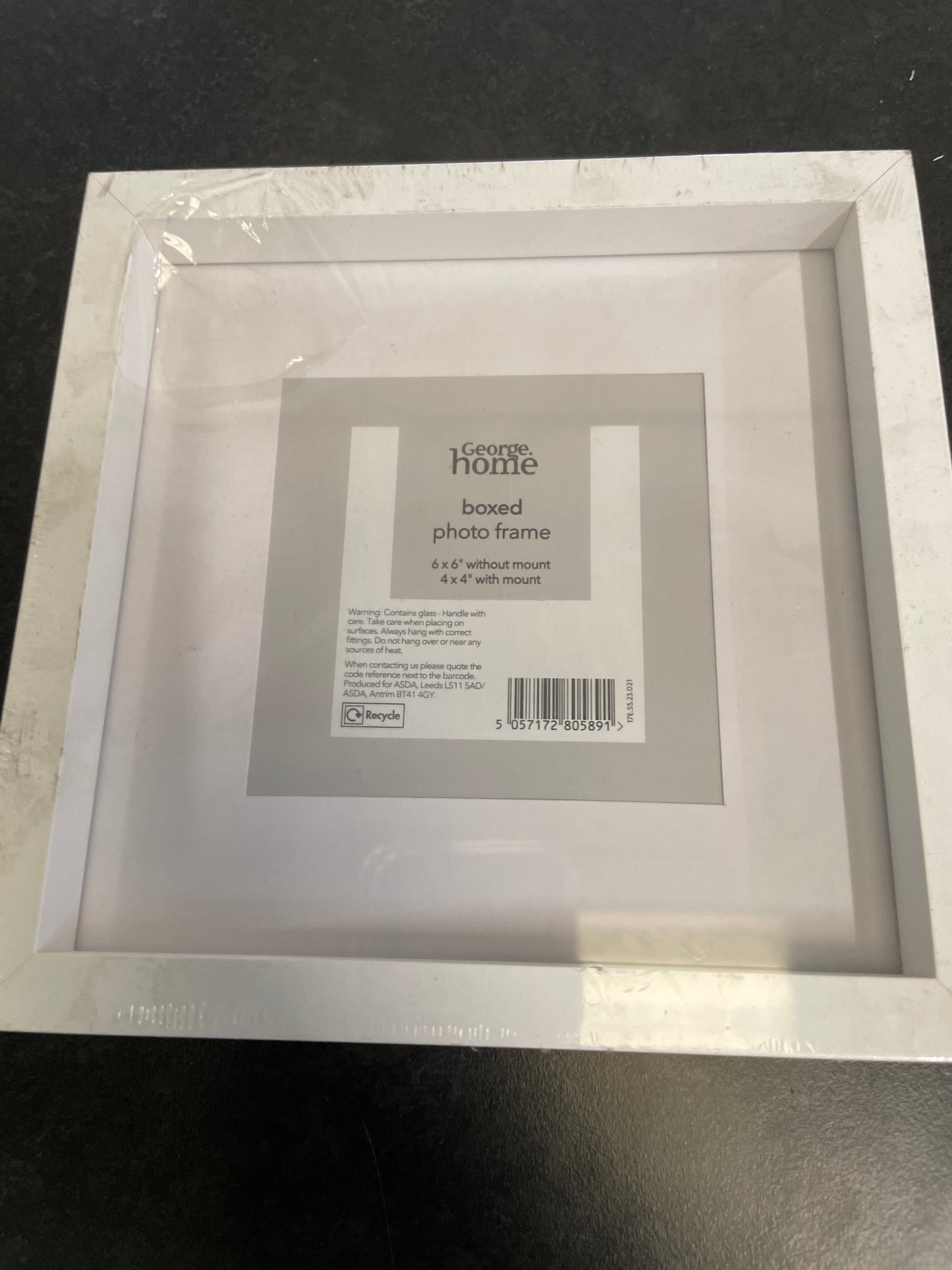 Asda boxed photo frame