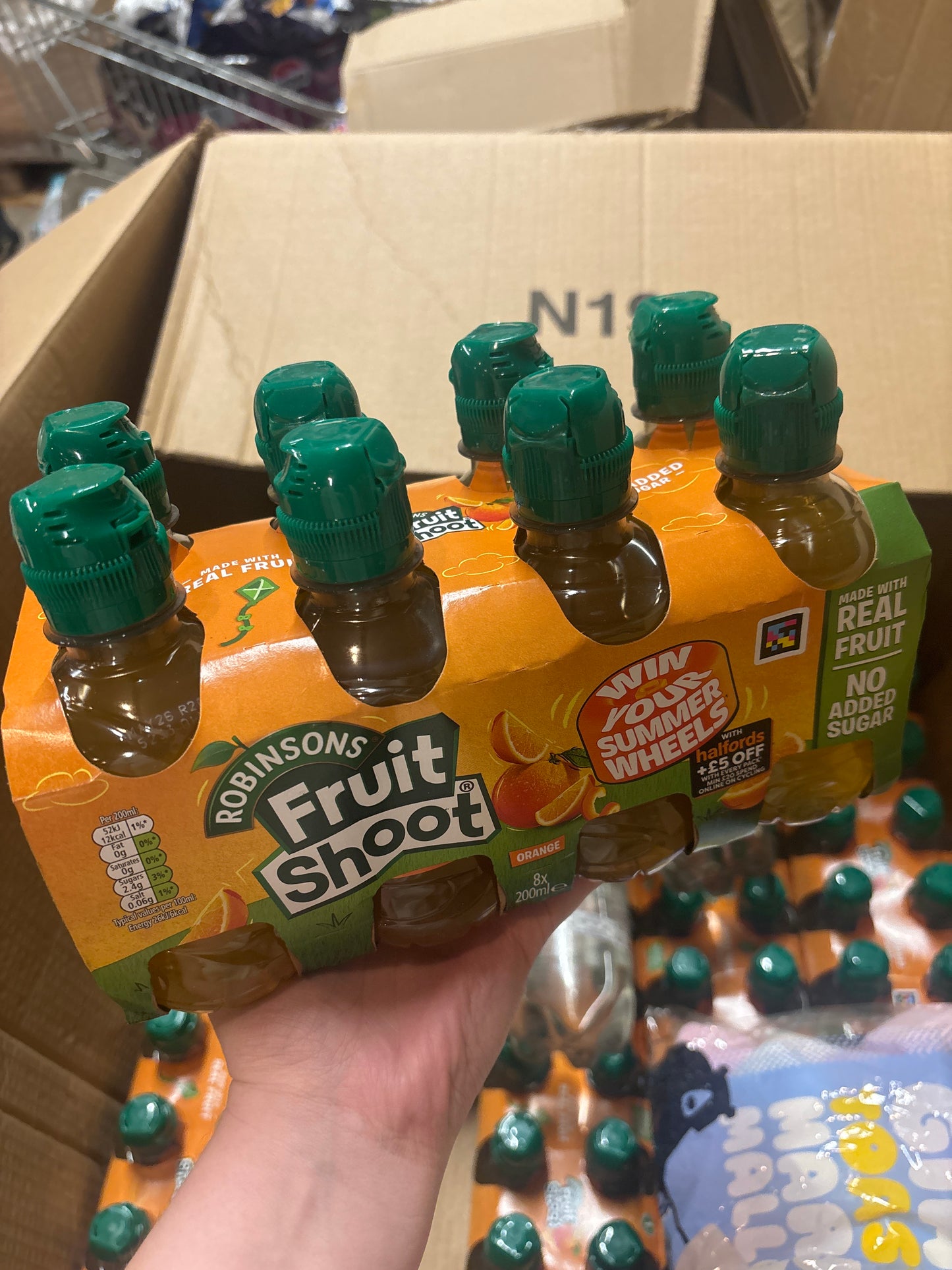 Fruit shoot orange 8pk