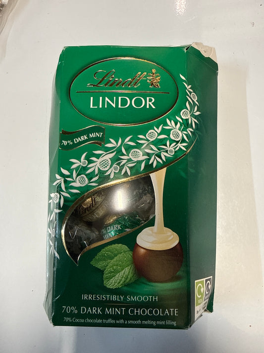 Lindt Lindor 70% Dark Mint 200g