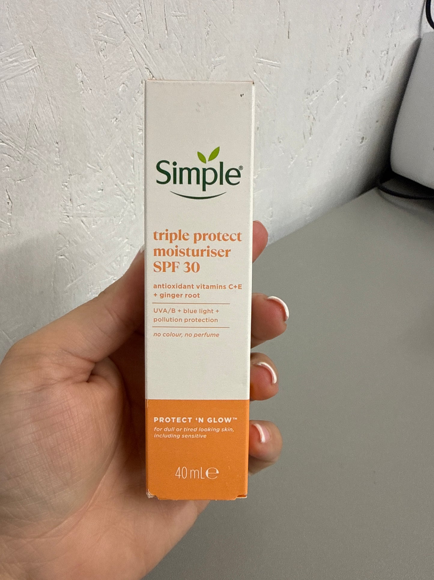 Simple Triple Protect Moisturiser SPF 30 - 40ml