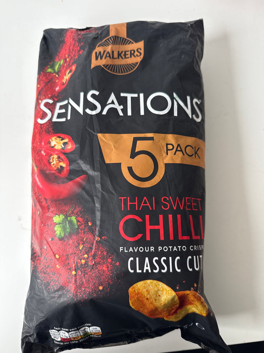 Walkers Sensations - Thai Sweet Chilli 5pk
