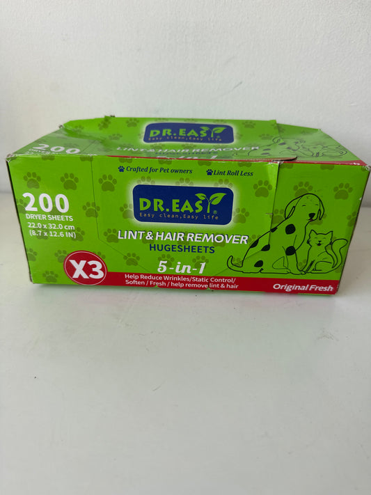 Dr Easy - Lint & Hair Remover Dryer Sheets