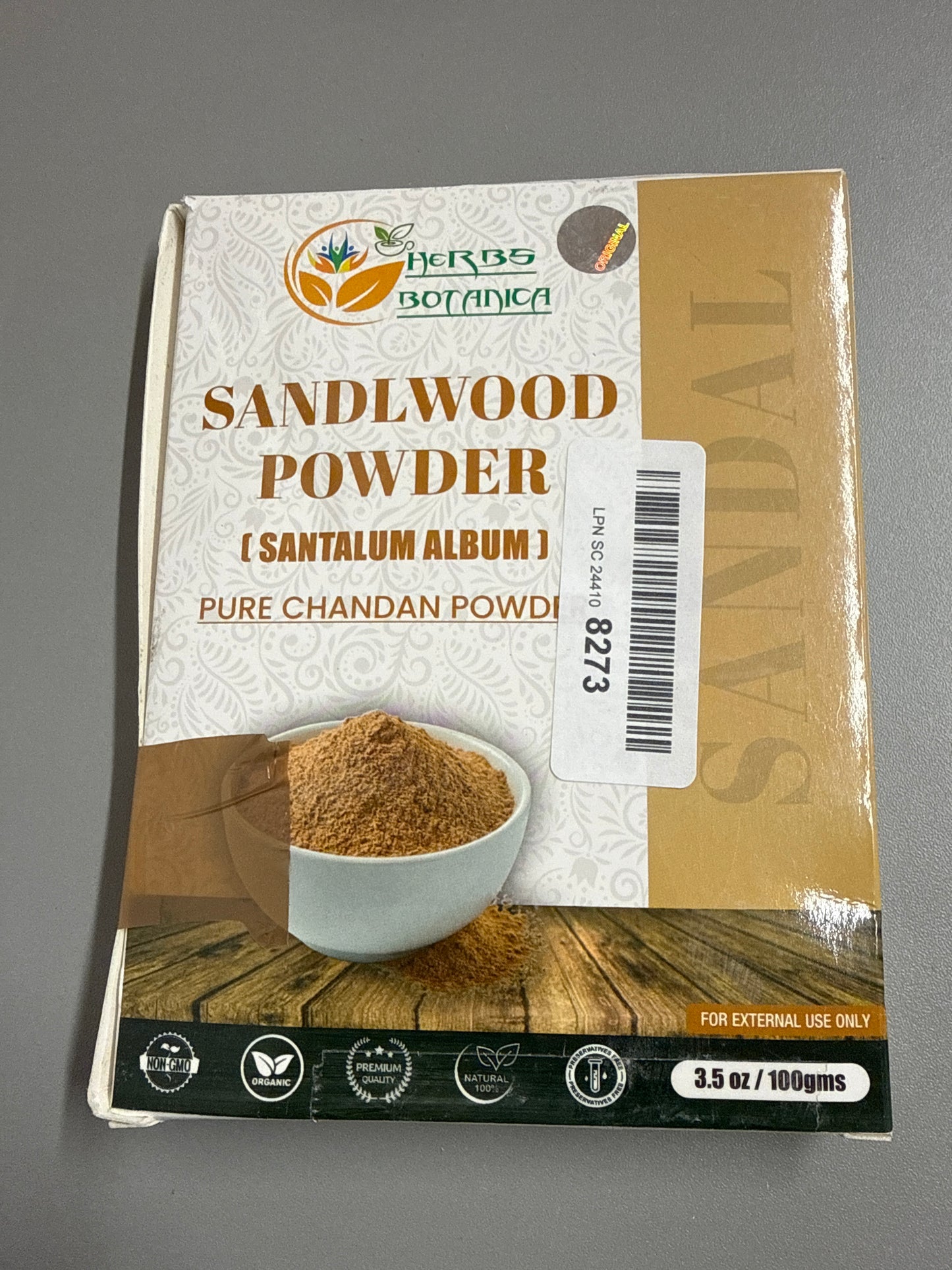 Sandlwood powder