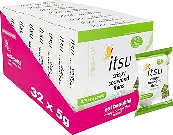 Itsu Seaweed 8pks of 4, Sweet Soy & Sea Salt