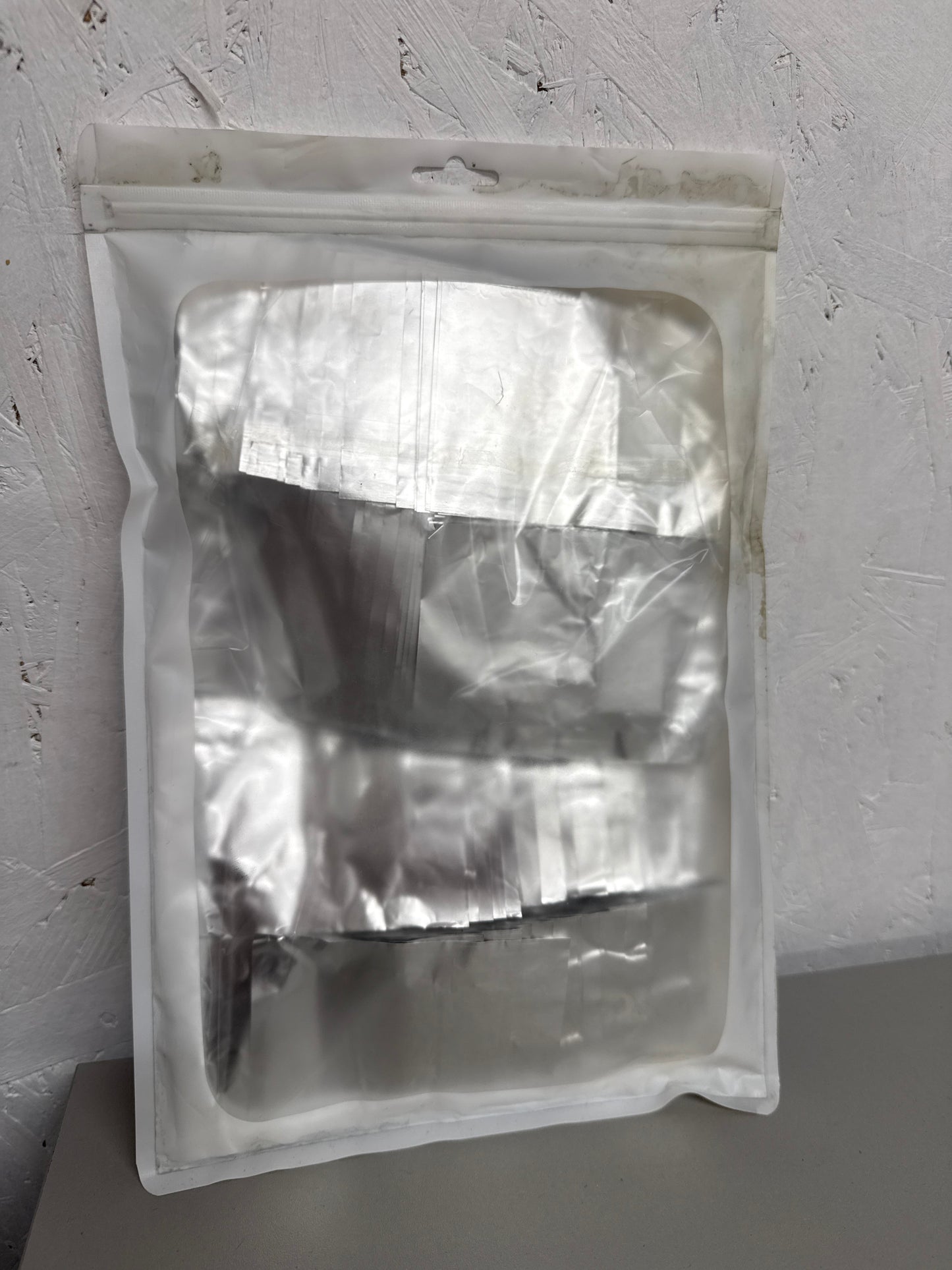Pack of Foil Nail Wraps for Gel Polish Removal