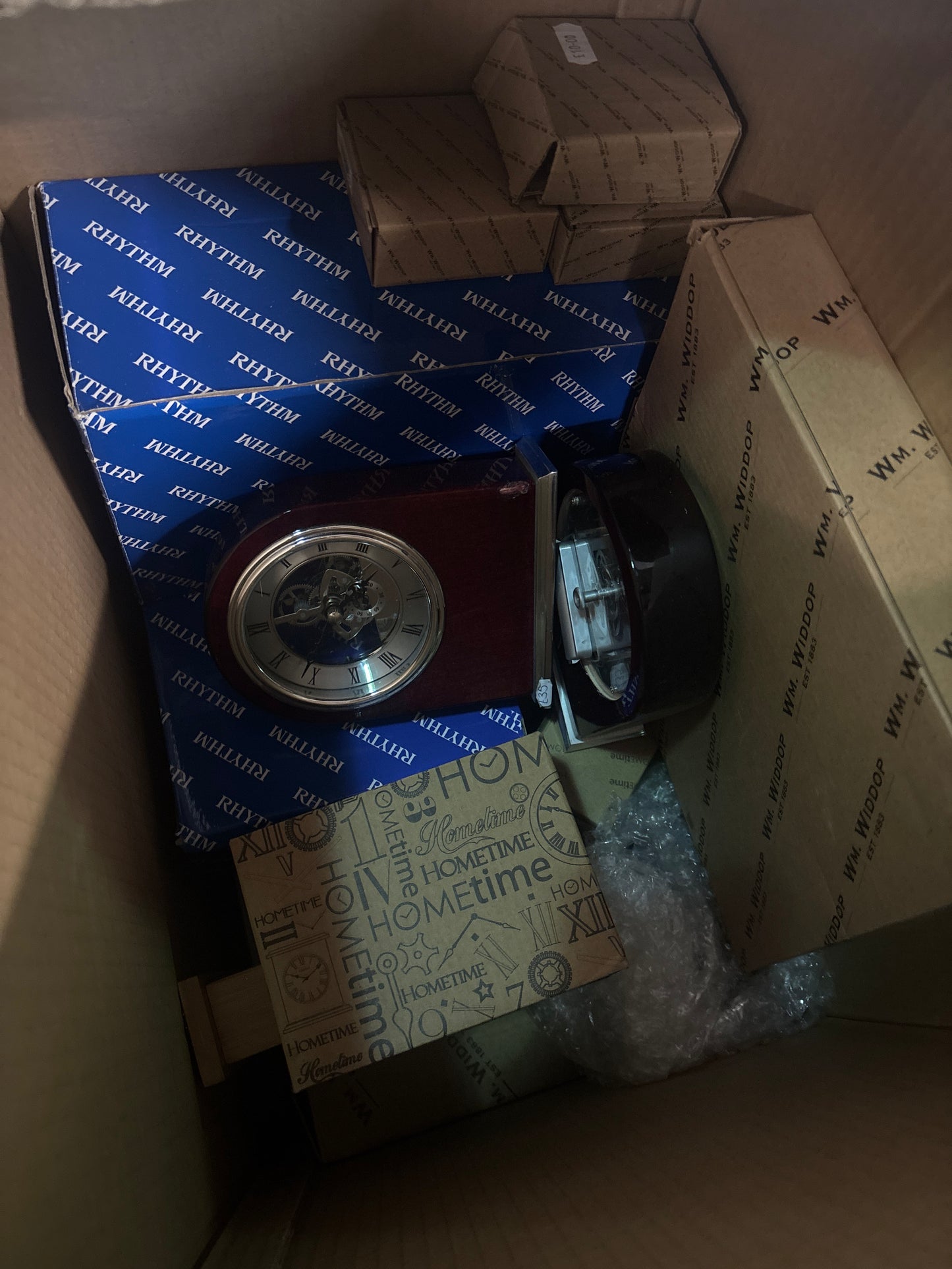 10 x Widdop Clocks (Returned, New or Box damaged)