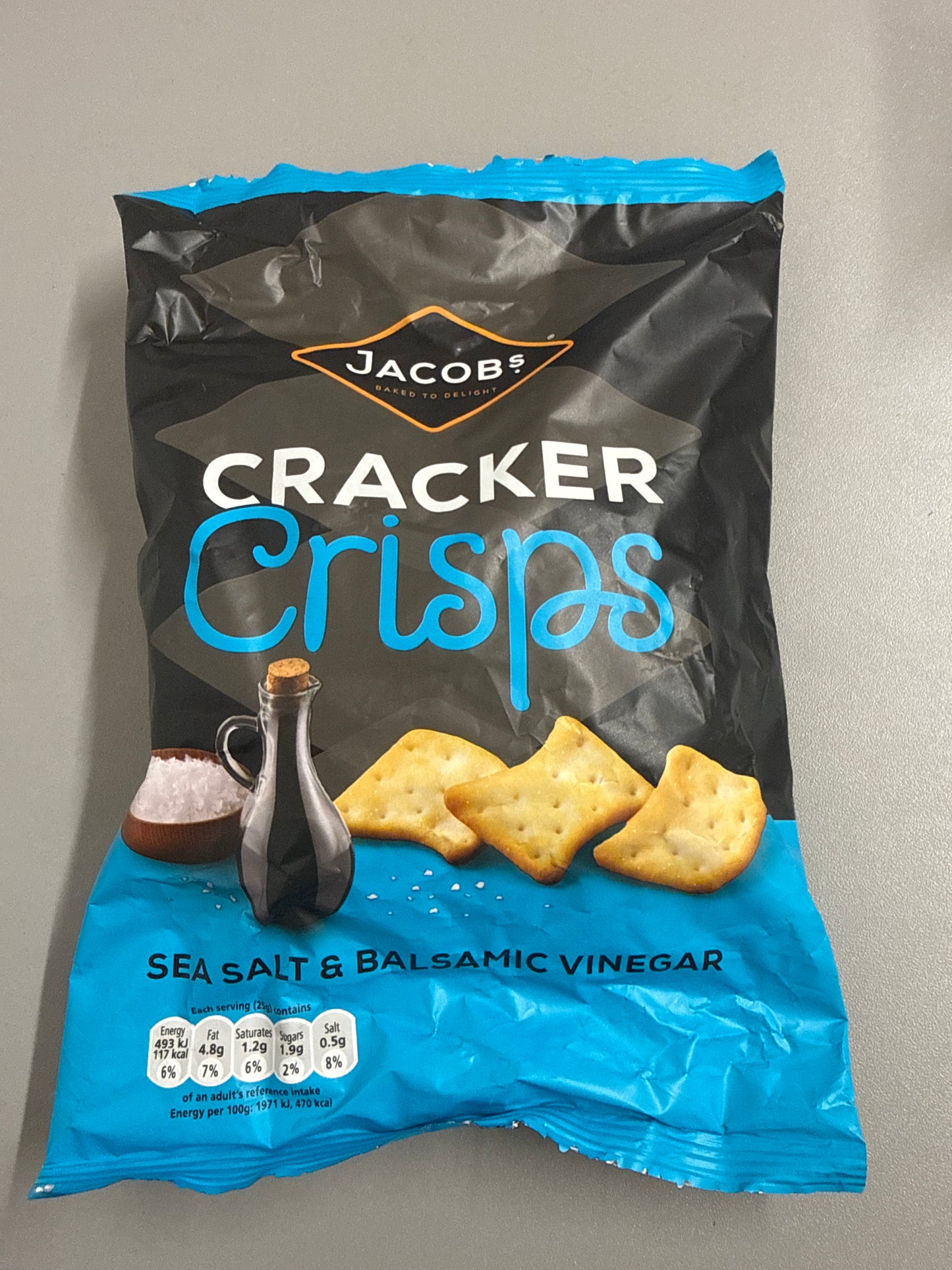 Jacob’s Cracker Crisps - Sea Salt & Balsamic Vinegar