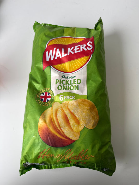 Walkers - Pickled Onion 6pk