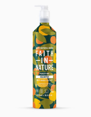 Faith In Nature Shampoo for Oily Hair Grapefruit & Orange - 500ml Aluminium