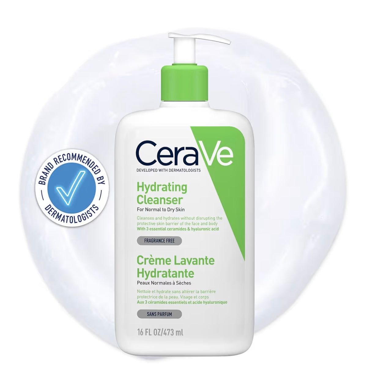 CeraVe Hydrating Cleanser for Normal to Dry Skin 473ml
