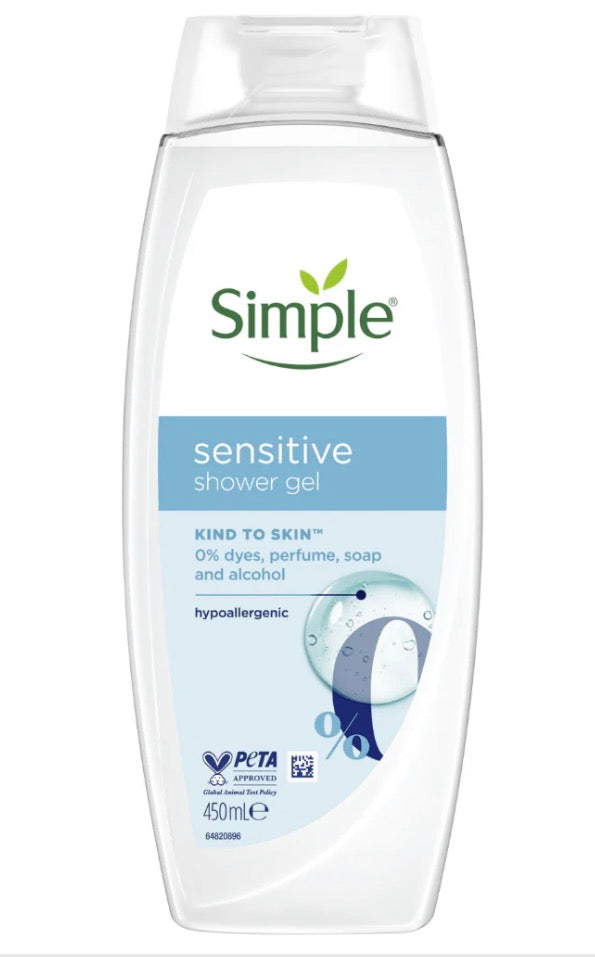 Simple Sensitive Shower Gel - 450ml