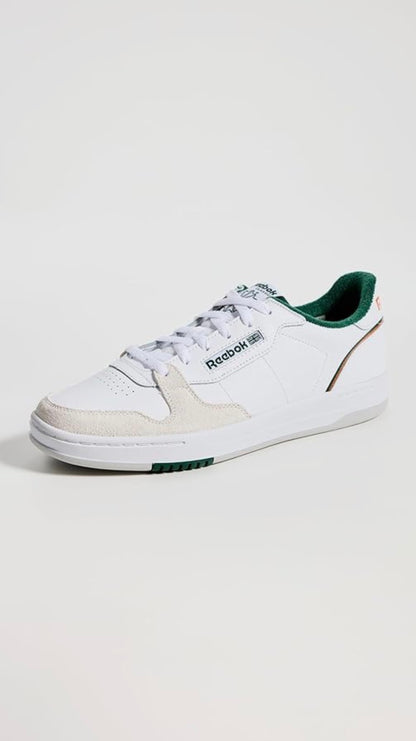 Reebok Phase Court Unisex Trainer White/Green/Orange - Size: UK 3