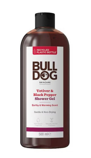 Bulldog Skincare Black Pepper & Vetiver Shower Gel 500ml