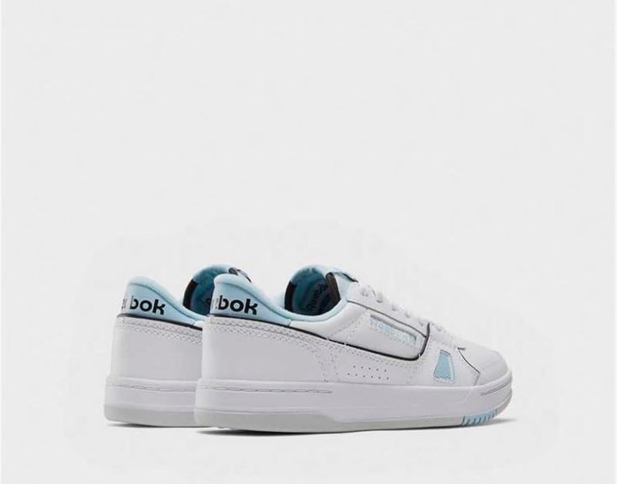 Reebok Unisex's Lt Court Sneaker - White/Blue/Black - Size: UK 4.5