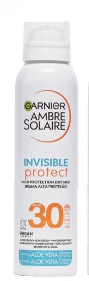 Garnier Ambre Solaire Face SPF Invisible Protect Dry Mist SPF 30 - 150ml