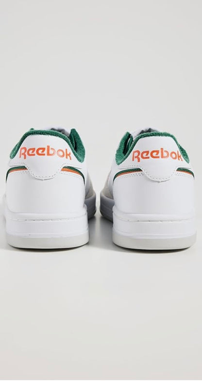 Reebok Phase Court Unisex Trainer White/Green/Orange - Size: UK 3