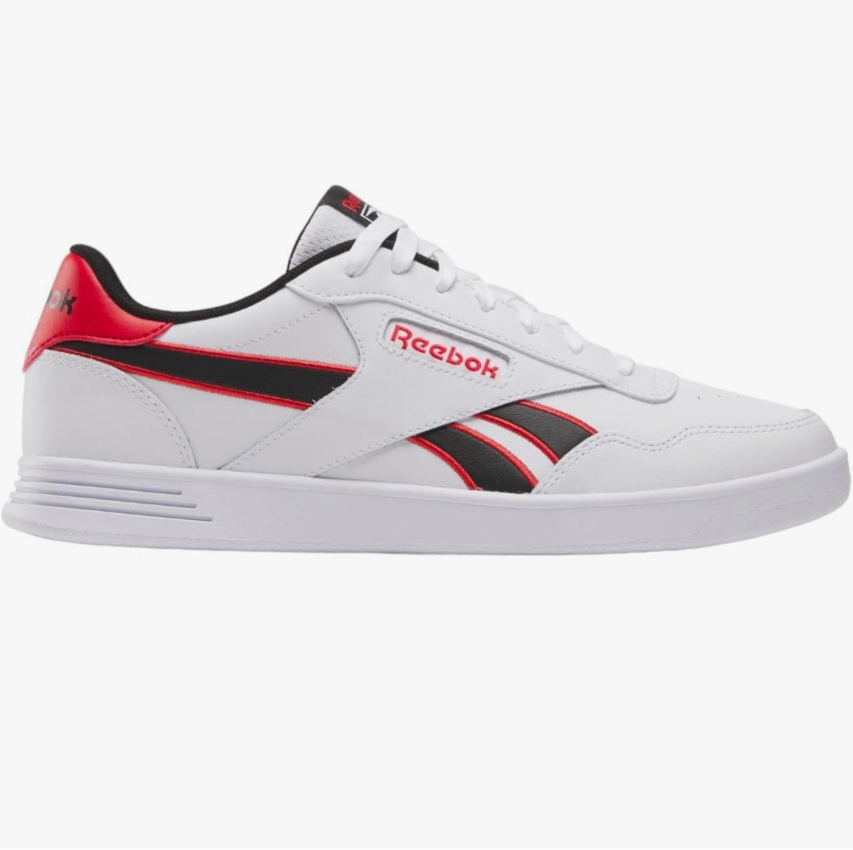 Reebok Unisex Reebok Court Advance Trainers White/Black/Red - Size: UK 2.5