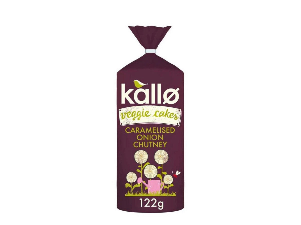 6 x Kallo Caramelised Onion Veggie Cakes