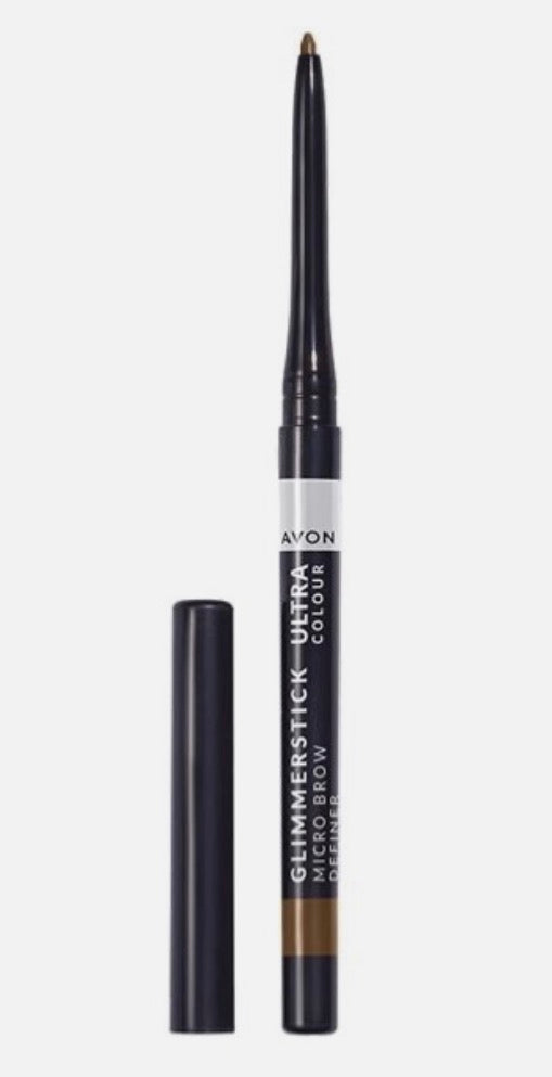 Avon Glimmerstick Micro Brow Definer Retractable Pencil - Shade: Light Brown