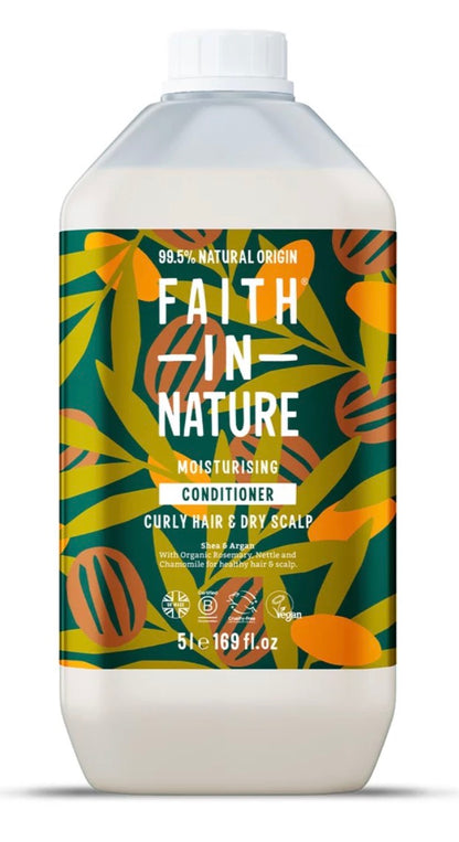 FAITH IN NATURE SHEA & ARGAN CONDITIONER - 5L