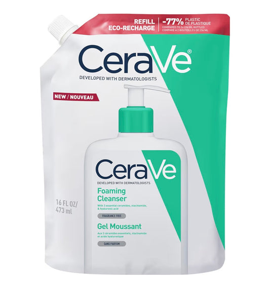 CeraVe Hydrating Foaming Cleanser Refill Pouch - 473ml