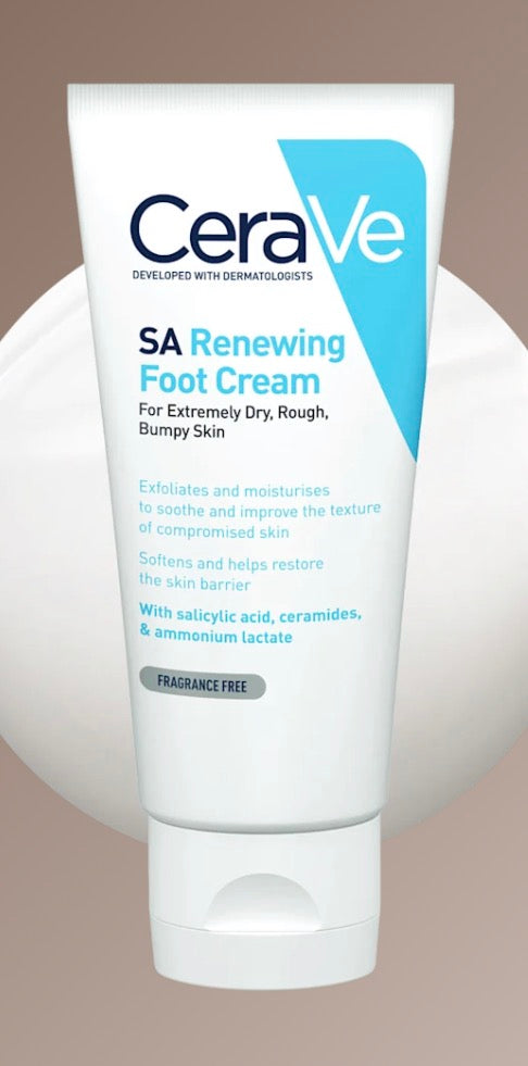 CeraVe SA Renewing Foot Cream - 88ml