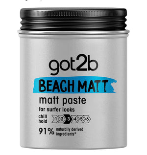 Got2B Schwarzkopf got2b Beach Matt Surfer Look Matt Paste, 100ml