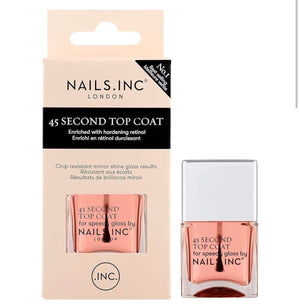 Nails. INC 45 Second Top Coat