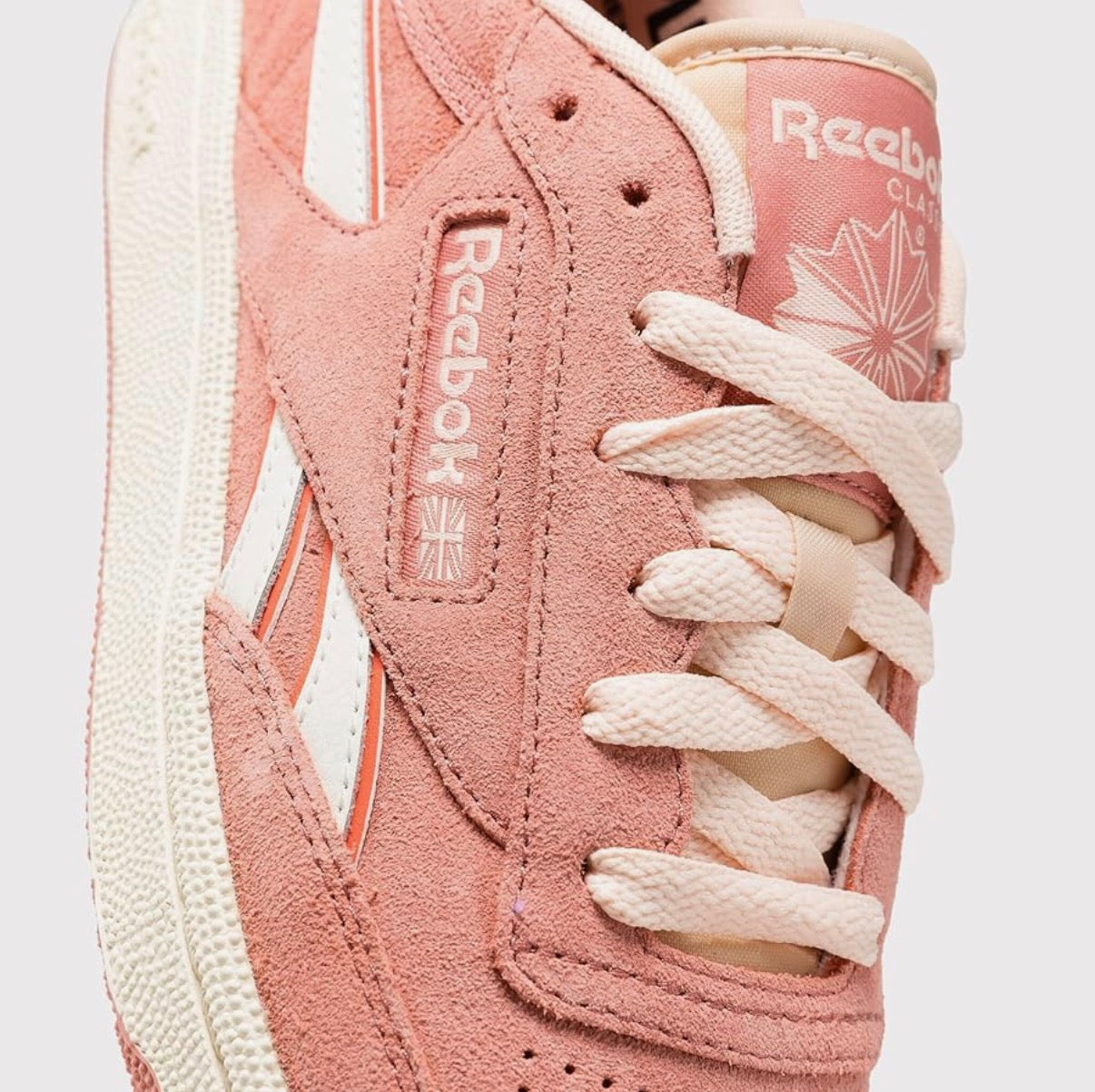 Reebok Women's Club C Revenge Trainer Clay/Chalk - Size: UK 2.5