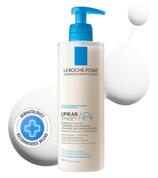 La Roche-Posay Lipikar Syndet AP+, Soothing Cream Wash - 400ml