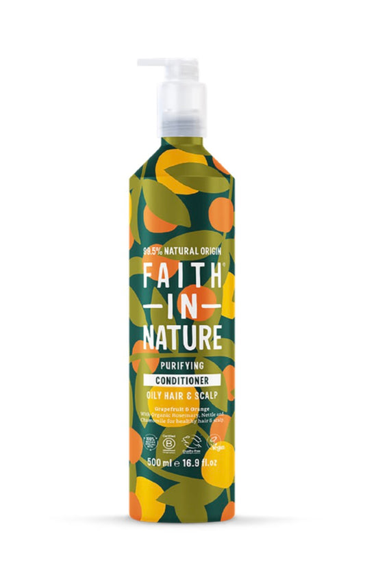 Faith In Nature Conditioner for Oily Hair Grapefruit & Orange - 500ml Aluminium