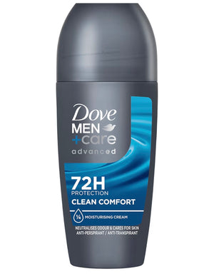 Dove Men+Care Advanced Clean Comfort Anti-Perspirant Roll On Deodorant - 50ml