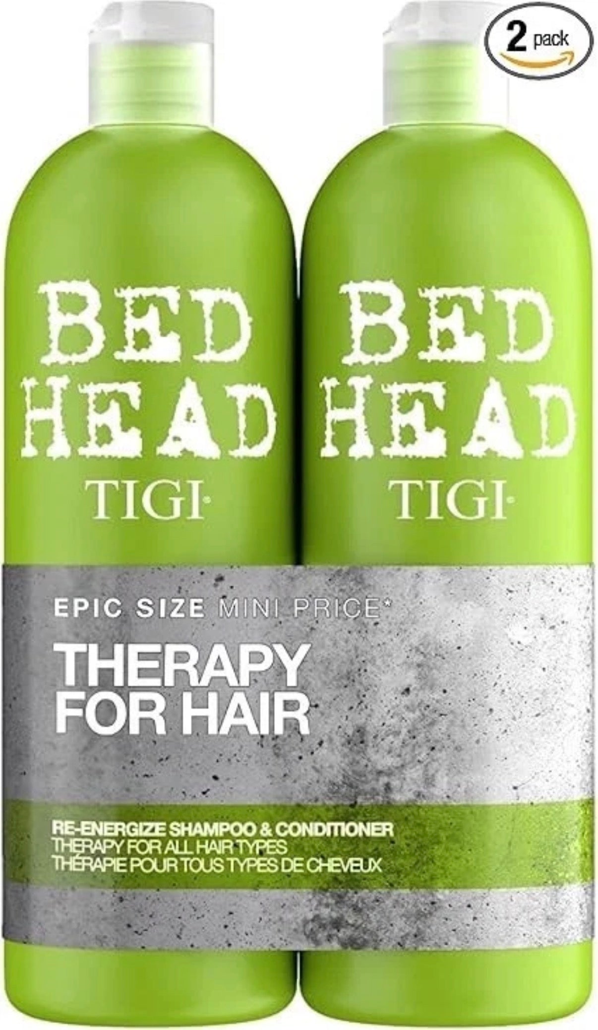 Bead Head - Therapy for Hair - Re-Energize Shampoo & Conditioner - 750ml