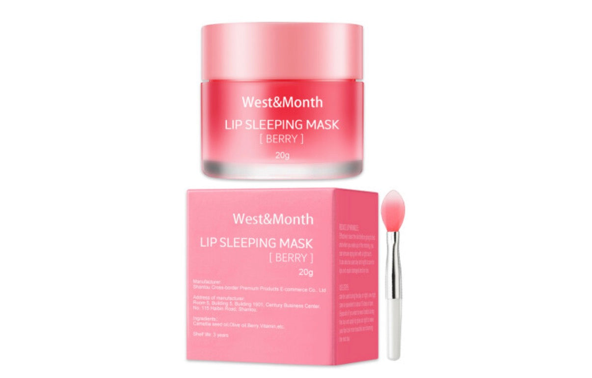 West&Month - Lip Sleeping Mask - Berry - 20g