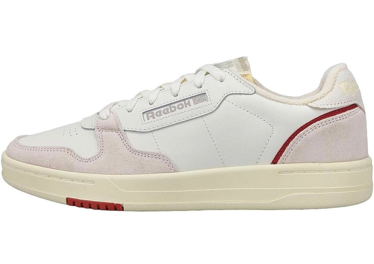 Reebok Phase Court Trainer Chalk/Vintage Weathered White - Size: UK 2.5