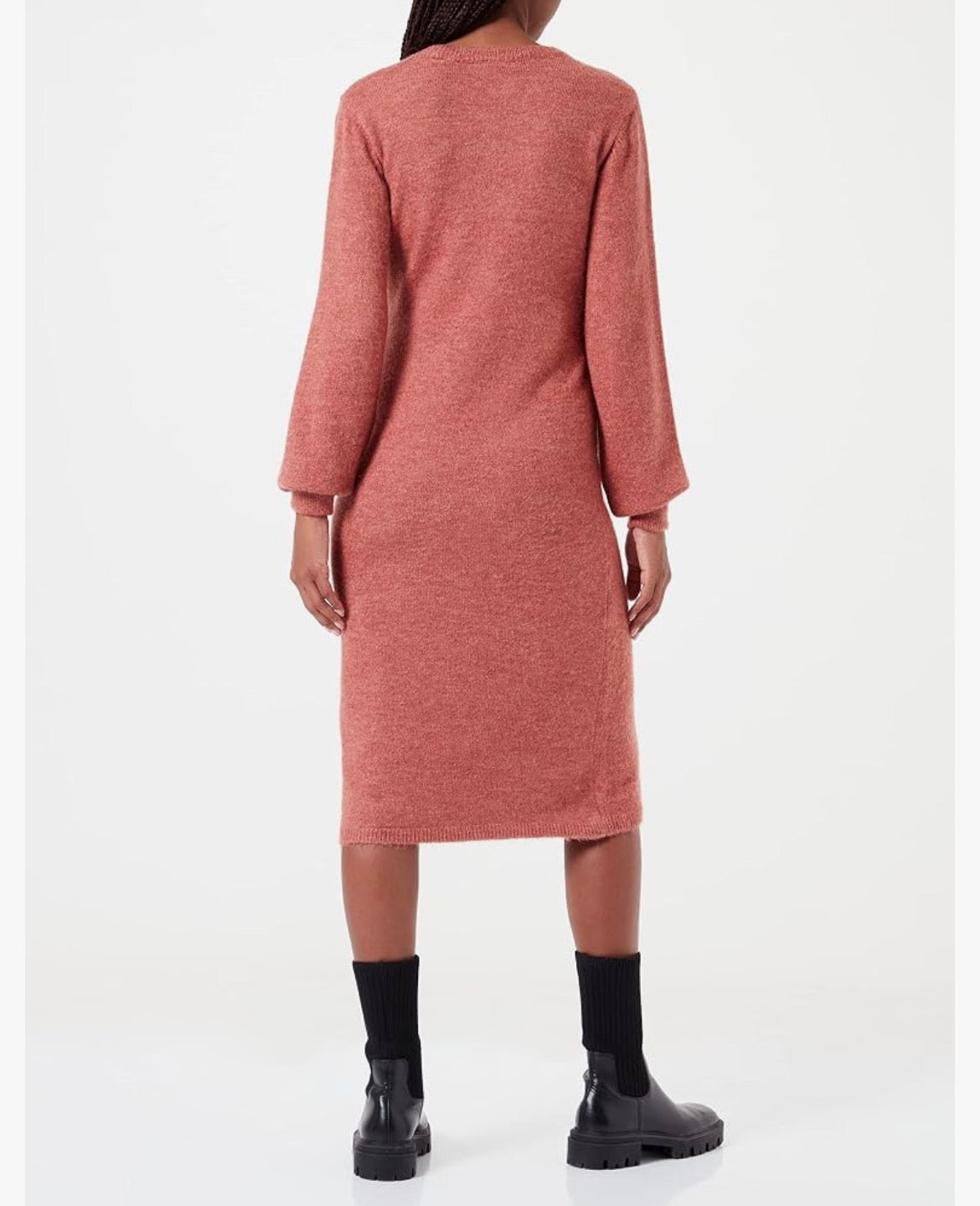 Noppies - Pembroke Long Sleeve Dress - Size M - Cedar Wood