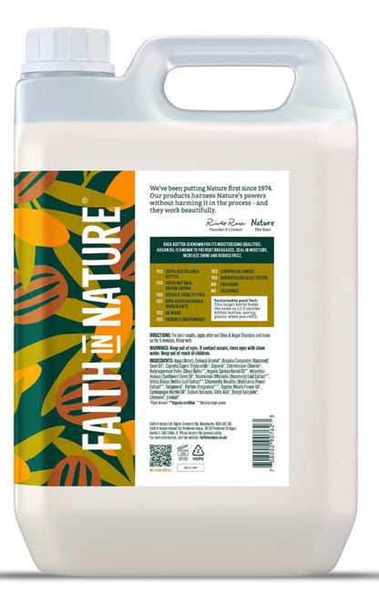 FAITH IN NATURE SHEA & ARGAN CONDITIONER - 5L