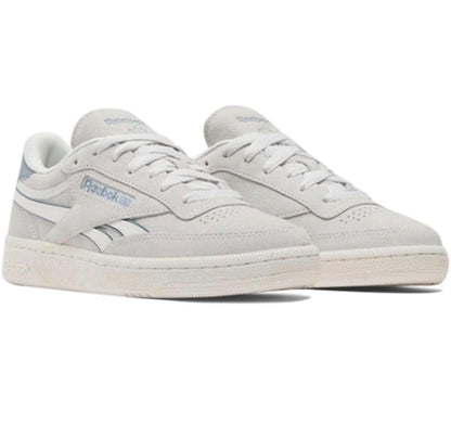 Reebok Women's Club C Revenge Trainer Grey/Chalk/Slate - Size: UK 3