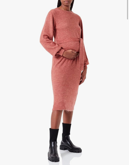 Noppies - Pembroke Long Sleeve Dress - Size M - Cedar Wood
