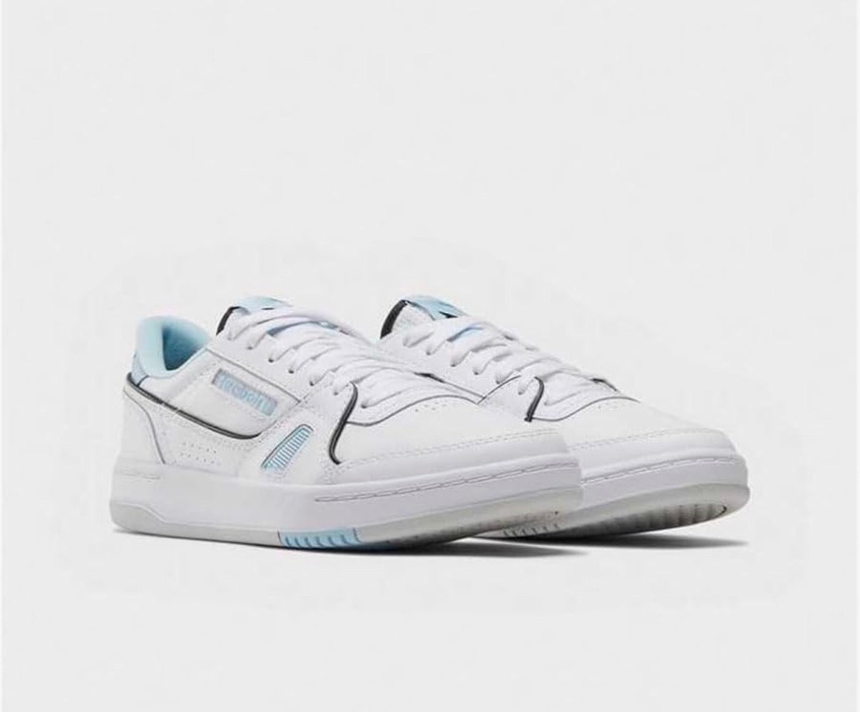 Reebok Unisex's Lt Court Sneaker - White/Blue/Black - Size: UK 4.5