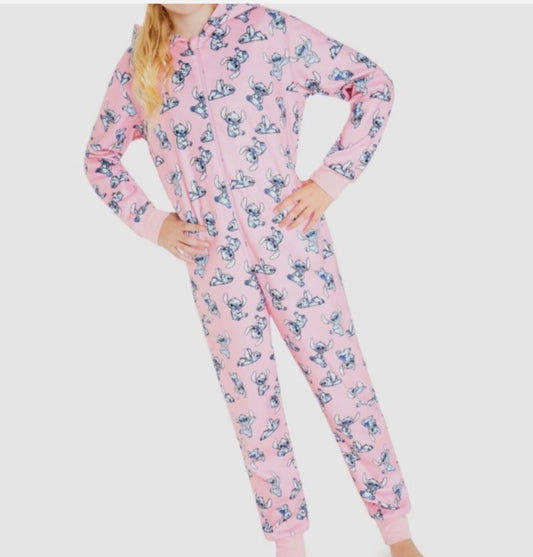 Disney - Stitch Coral Fleece Onesie Kids