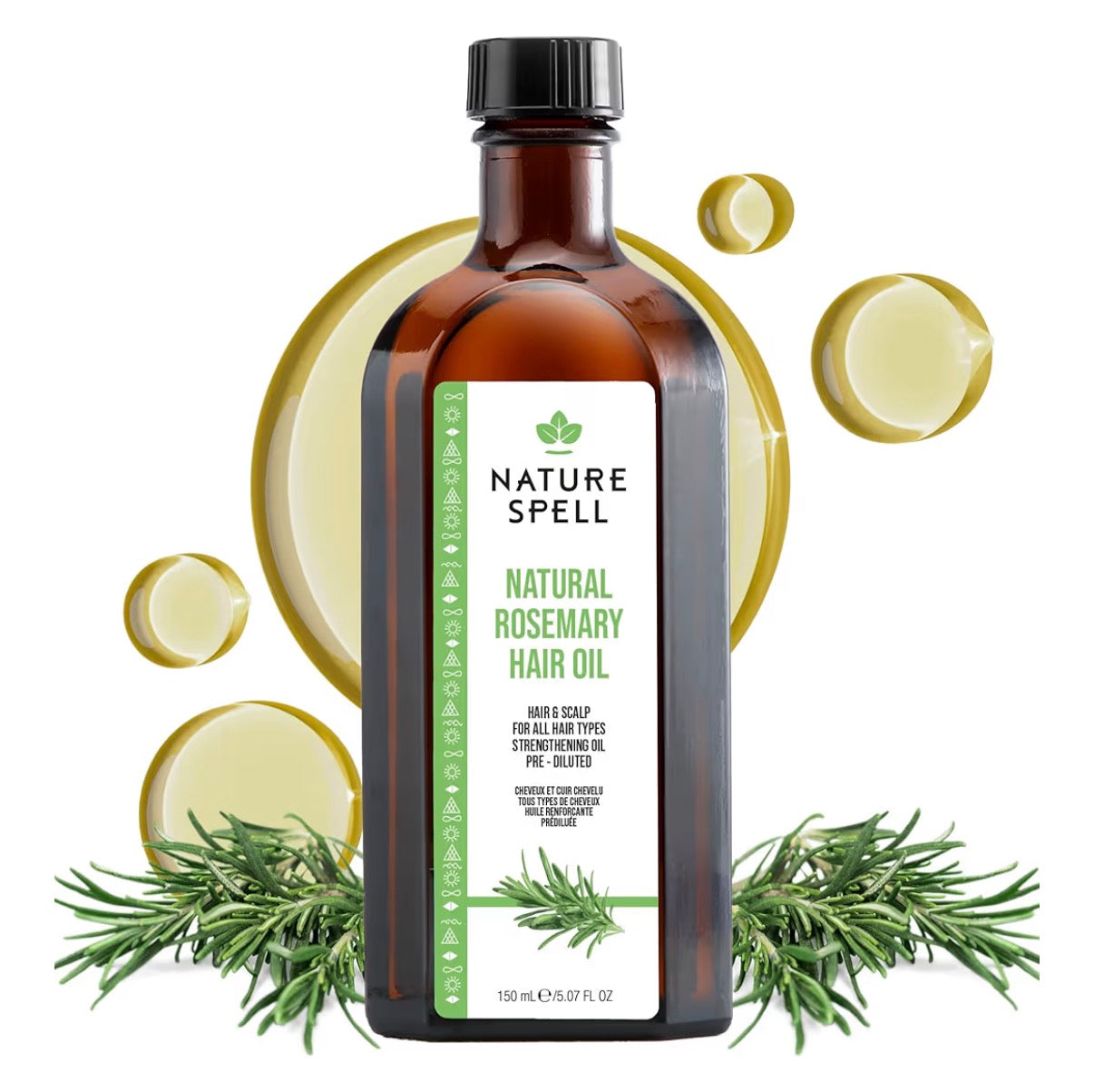 Nature Spell Rosemary Oil for Hair Growth - 150ml