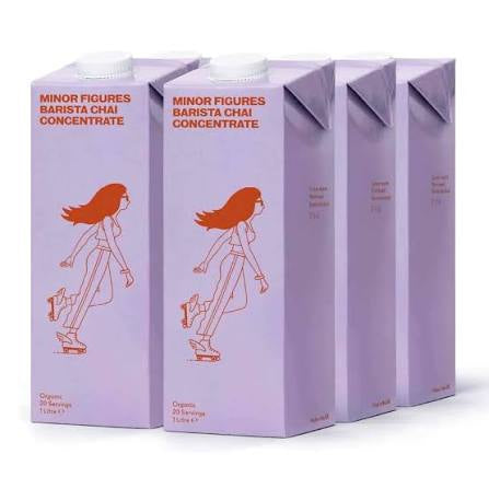 minor figures barista chai concentrate - 6 x 1L