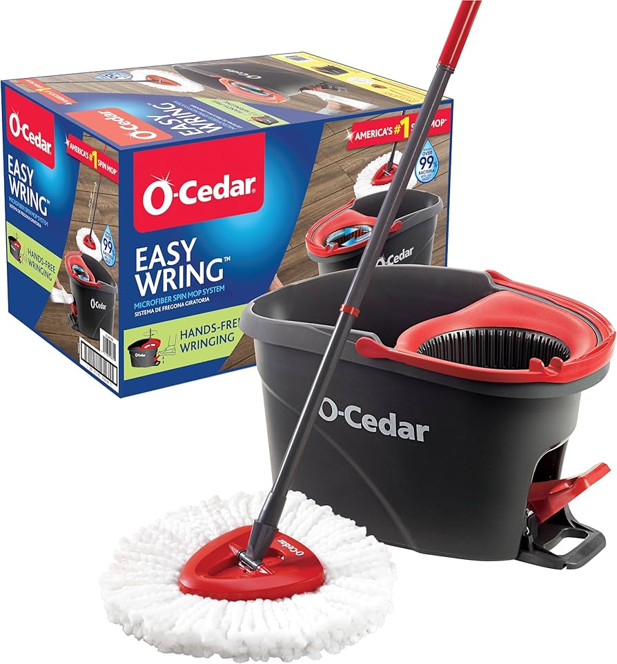 O-Cedar Easy Wring RinseClean SpinMop