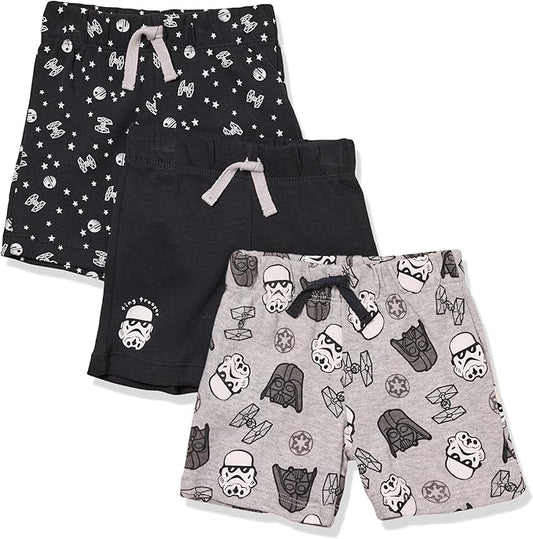 Amazon Essentials Disney | Marvel | Star Wars Baby Boys' Shorts, Multipacks - PREMATURE SIZE