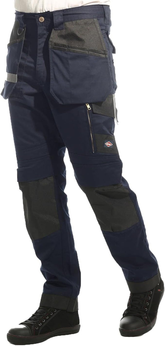 Lee Cooper Workwear LCPNT245 Men's Holster Multi-Pocket with Knee Pad Pockets Stretch Cargo Pants 40W / 31L